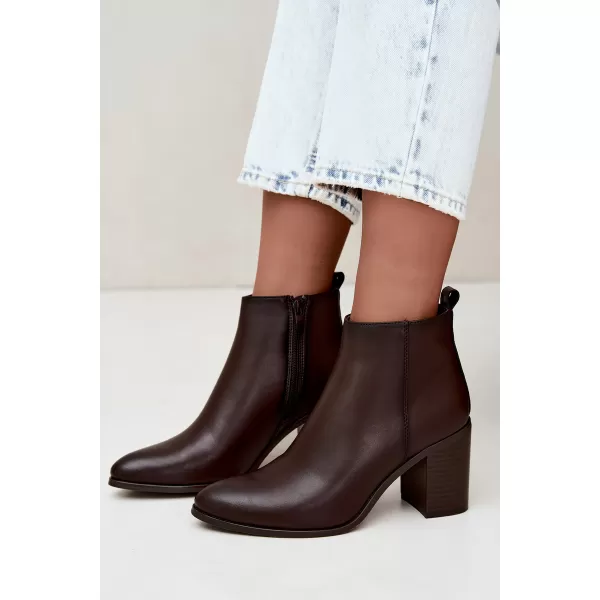  Botine de dama SERGIO LEONE BT-50-S CIOCOLATĂ 