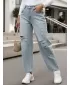Pantaloni de dama DSTREET UY2980 ALBASTRU