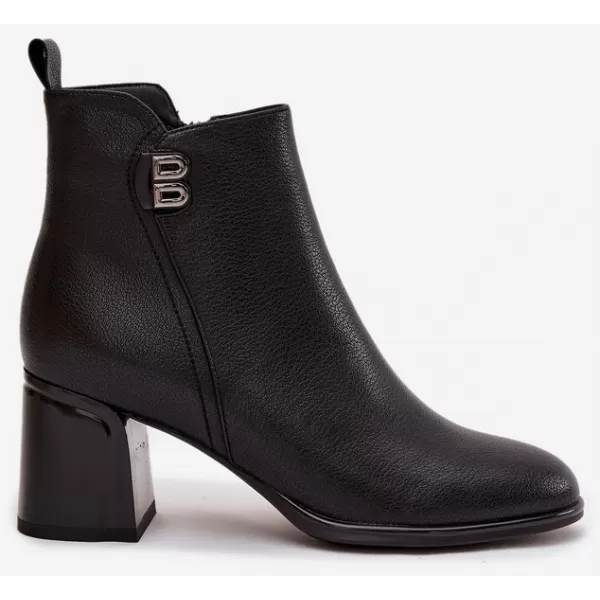 Botine de dama BOTO 25BT24-9213 NEGRU 