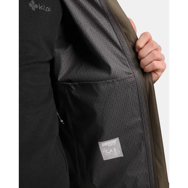  Jachetă hardshell pentru bărbați KILPI MONTANA-M 1M0102KI KAKI 