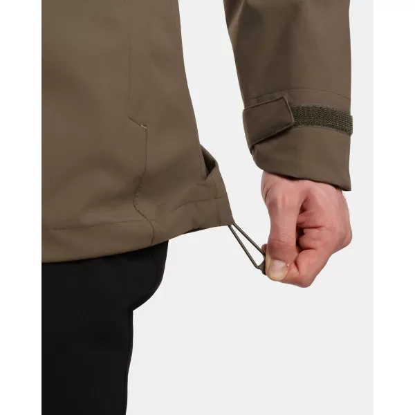  Jachetă hardshell pentru bărbați KILPI MONTANA-M 1M0102KI KAKI 