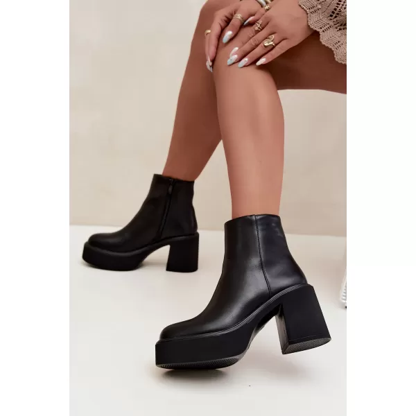  Botine de dama BOTO 5303 NEGRU 