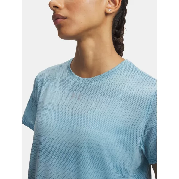  Tricou de damă UNDER ARMOUR VELOCITI SHORTSLEEVE 6009540-425 ALBASTRU 