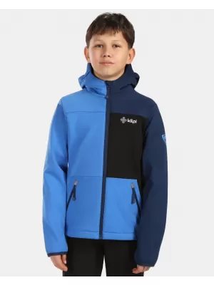 Jachetă softshell pentru copii KILPI ONTAVIO-JB 1J0107KI ALBASTRU ÎNCHIS