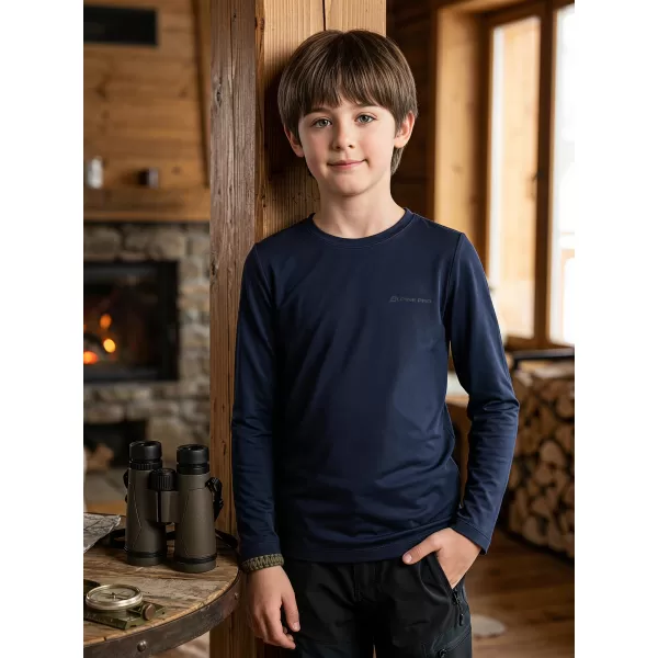  Tricou pentru copii ALPINE PRO LOUSO OCEAN LUMINAT DE LUNĂ 