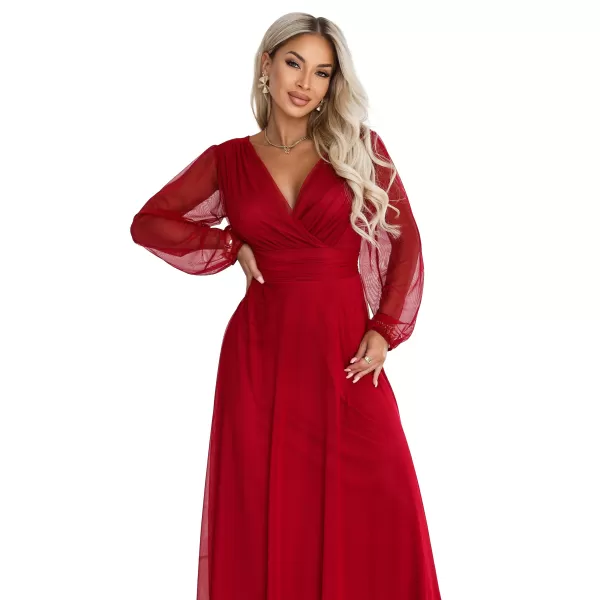  Rochie NUMOCO NERISSA 684-1 VISINIU DESCHIS 
