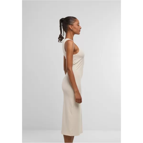  Rochie URBAN CLASSICS TB8276 ALB/NISIP 