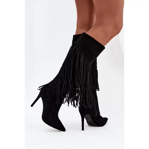  Cizme de dama BOTO H-59 NEGRU 