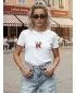 Tricou pentru femei DSTREET NX8007RY-WH ALB