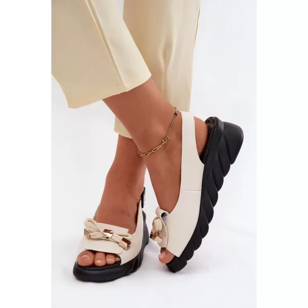  Sandale de dama ARTIKER 58C0054 BEJ 
