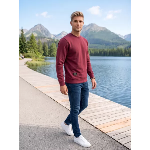  Hanorac pentru bărbați ALTISPORT NP/ALMST43001 BURGUNDIA 