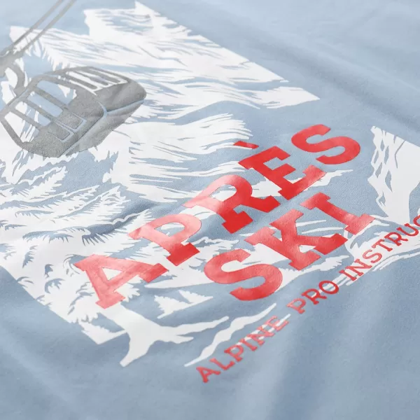  Tricou pentru bărbați cu uscare rapidă ALPINE PRO STANS ASHLEY ALBASTRU VARIANTA PE 