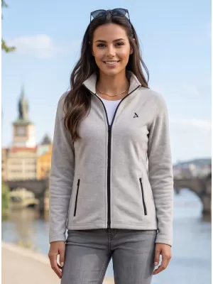 Hanorac de damă din fleece ALTISPORT ALW002852 EVIDENȚIERI ARGINTII