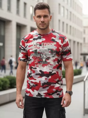 Tricou pentru bărbați DSTREET NX2001R-RW-M ROŞU