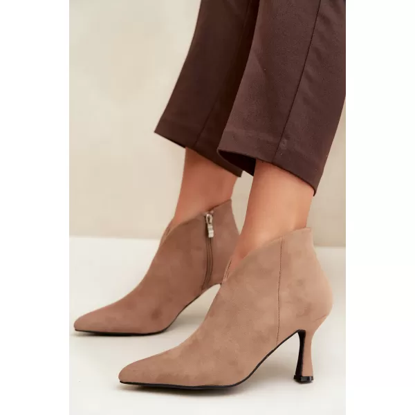 Botine de dama BOTO D-219 KAKI 