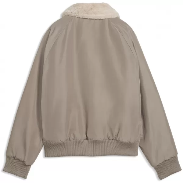  Geaca de dama PUMA REVERSIBLE BLOUSON HIGH LOFT LINING JACK 69456681 GRI ȘOARECE 