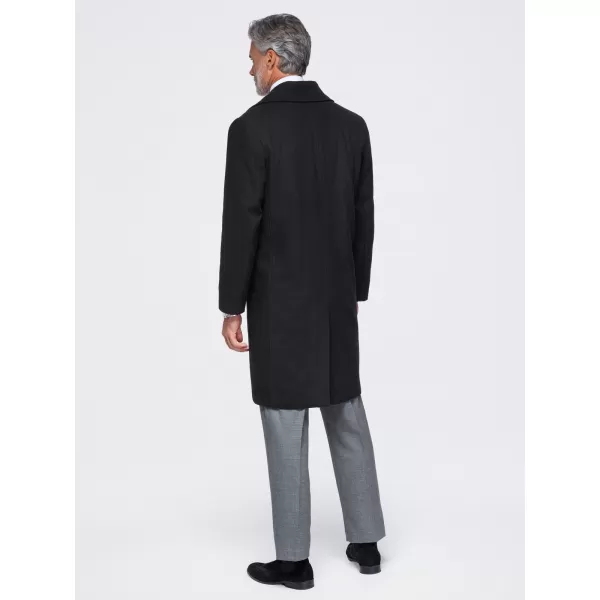  Palton pentru bărbați OMBRE OM-COWC-0156 NEGRU 