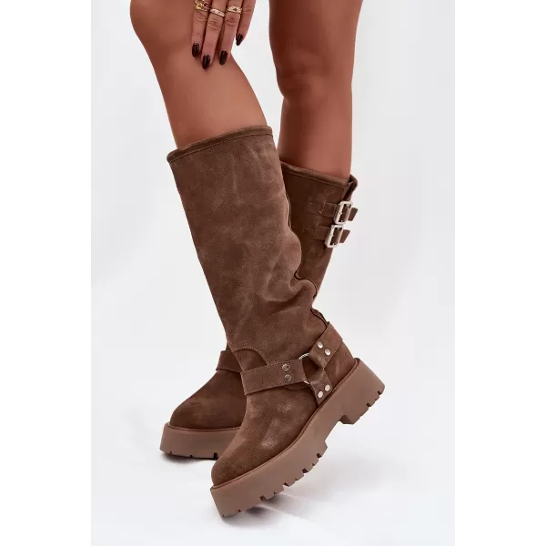  Cizme de dama BIG STAR SHOES OO274A182 BEJ 