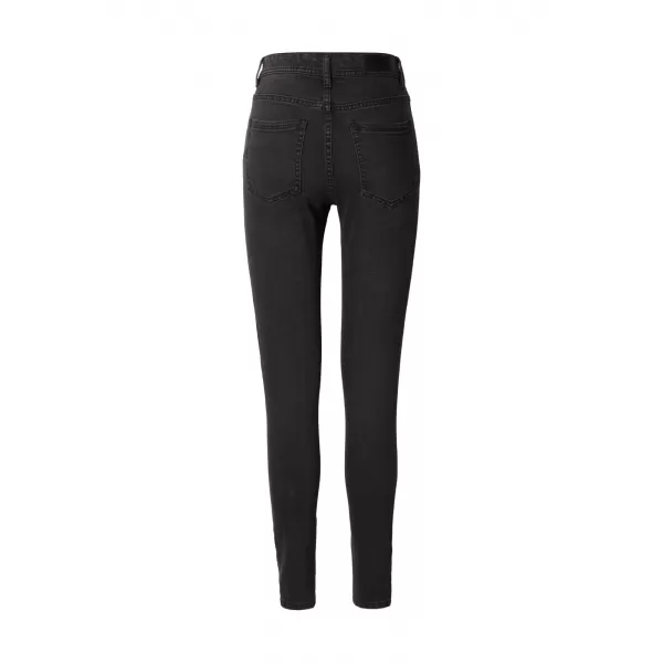  Pantaloni de dama URBAN CLASSICS TB8370 NEGRU SPALAT 