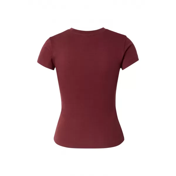  Tricou de dama URBAN CLASSICS TB8569-22408 ROȘU CĂRĂMIZIU ÎNCHIS 