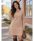 Rochie hanorac de dama ALTISPORT ILARIA BEJ DESCHIS