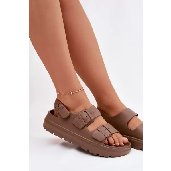  Sandale de dama BIG STAR SHOES TT274A035 MARO/BEJ 
