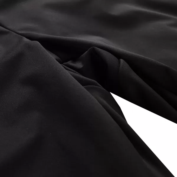  Pantaloni softshell pentru bărbați ALPINE PRO ABAR 2 NEGRU 