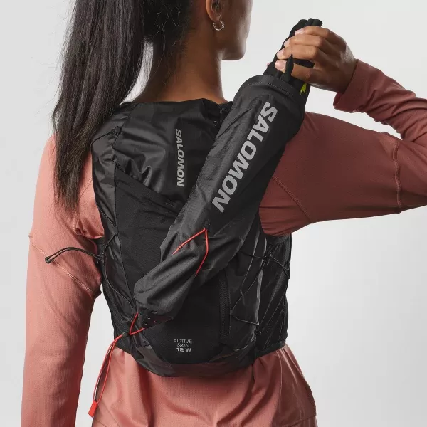  Rucsac de damă SALOMON ACTIVE SKIN 12 LC2178600 NEGRU/METAL 