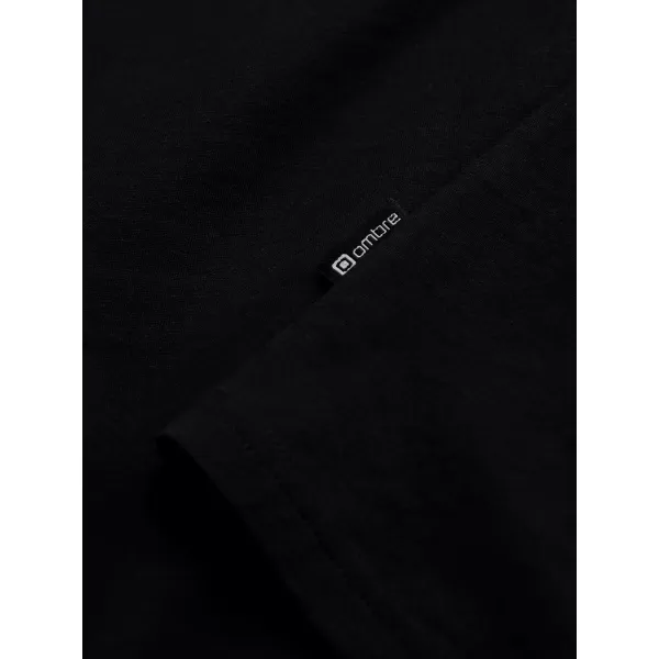  Tricou pentru bărbați OMBRE L171 NEGRU 
