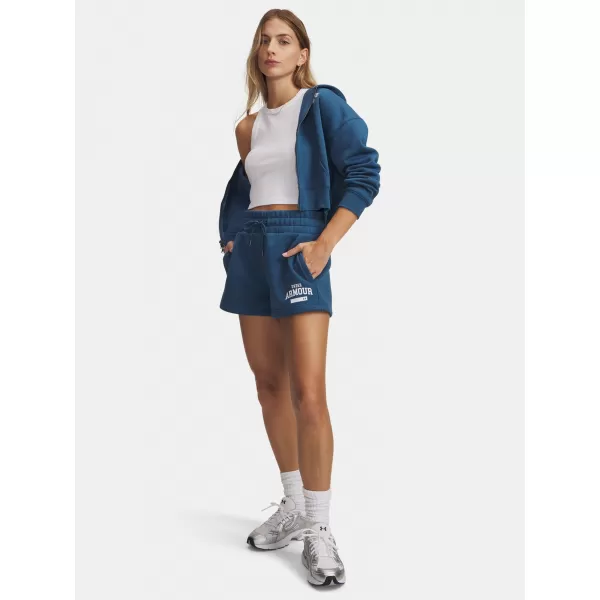  Pantaloni scurți de damă UNDER ARMOUR ICON FLC NOV SHORT 6010982-498 ALBASTRU 