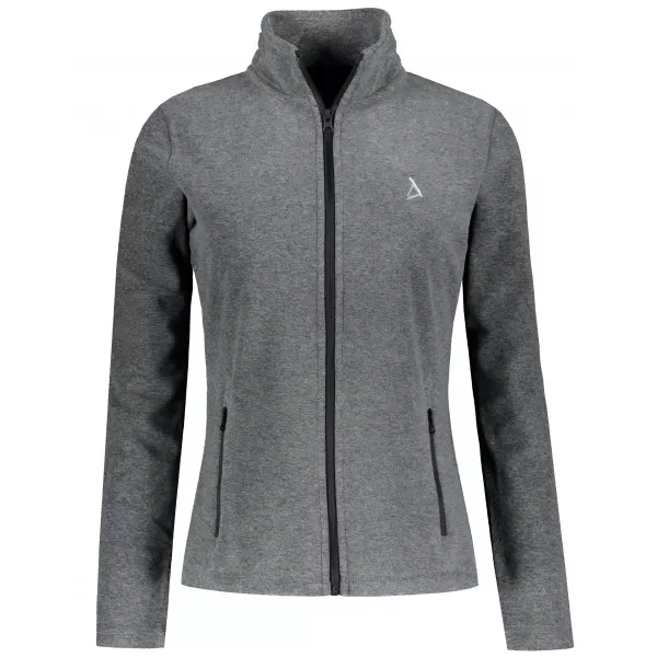  Hanorac de damă din fleece ALTISPORT ALW002852 EVIDENȚIERE NEAGRĂ 