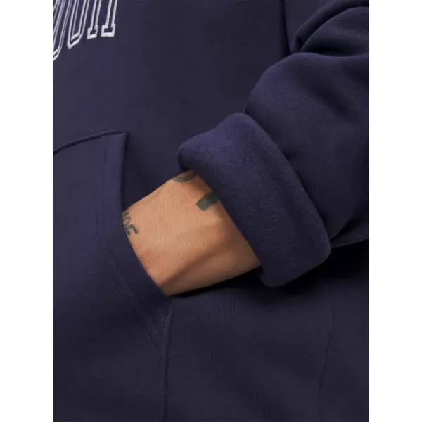  Hanorac pentru bărbați UNDER ARMOUR RIVAL FLEECE NOV HOODIE 6009353-410 ALBASTRU 