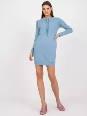 Rochie BASIC FEEL GOOD AP-SK-A-006.73 ALBASTRU DESCHIS