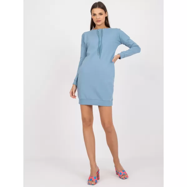 Rochie BASIC FEEL GOOD AP-SK-A-006.73 ALBASTRU DESCHIS 