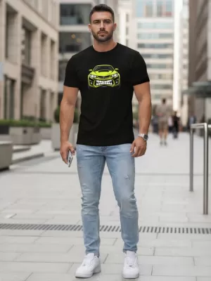 Tricou pentru bărbați DSTREET NX5015R-BK NEGRU