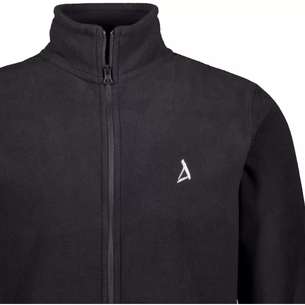  Hanorac pentru bărbați din fleece ALTISPORT ALM002852 NEGRU ȘI ARGINTIU 