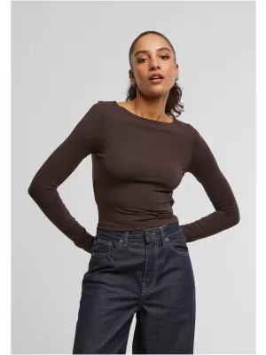 Tricou de damă URBAN CLASSICS TB7721 CALD/MARO