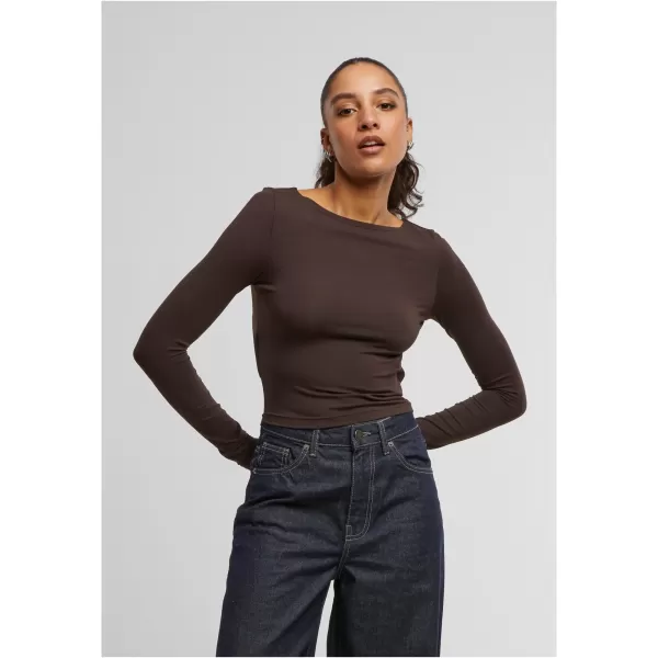  Tricou de damă URBAN CLASSICS TB7721 CALD/MARO 