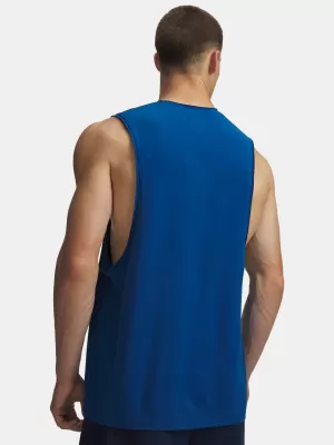 Maiou bărbătesc UNDER ARMOUR HOOPS TRAINING TANK 6012823-426 ALBASTRU