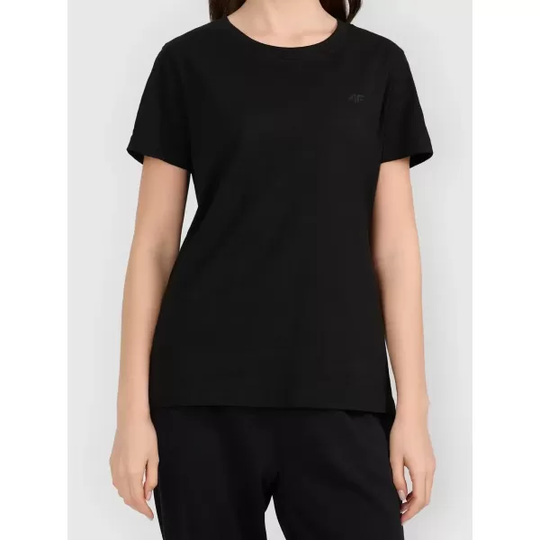  Tricou pentru femei 4F WAW25TTSHF2350 NEGRU ADÂNC 