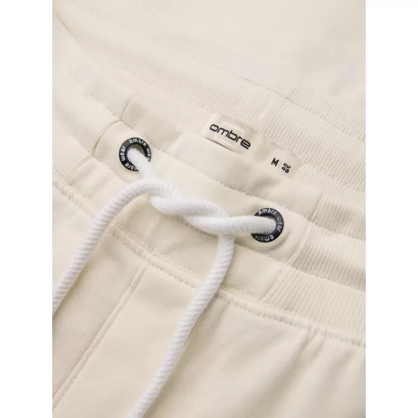  Pantaloni de trening pentru bărbați OMBRE OM-PABS-0304 CREMĂ 