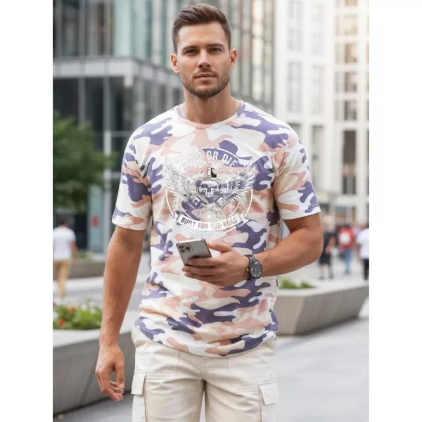 Tricou pentru bărbați DSTREET NX2004R-BT-M BEJ 