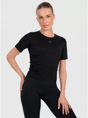 Tricou funcțional de damă 4F WAW25TFLOF433 NEGRU ADÂNC