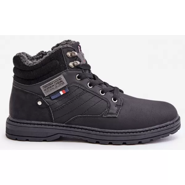  Pantofi pentru bărbați BOTO 23MN03-6610 NEGRU 