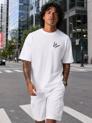 Tricou pentru bărbați DSTREET NX4003R-WH-O ALB