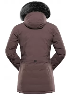Geaca de iarna dama ALPINE PRO WERDA 3 BOABĂ DE PIPER