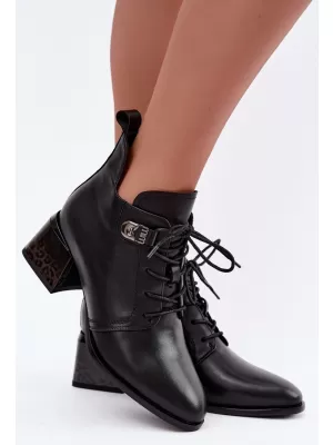 Botine de dama BOTO 26BT24-383 NEGRU