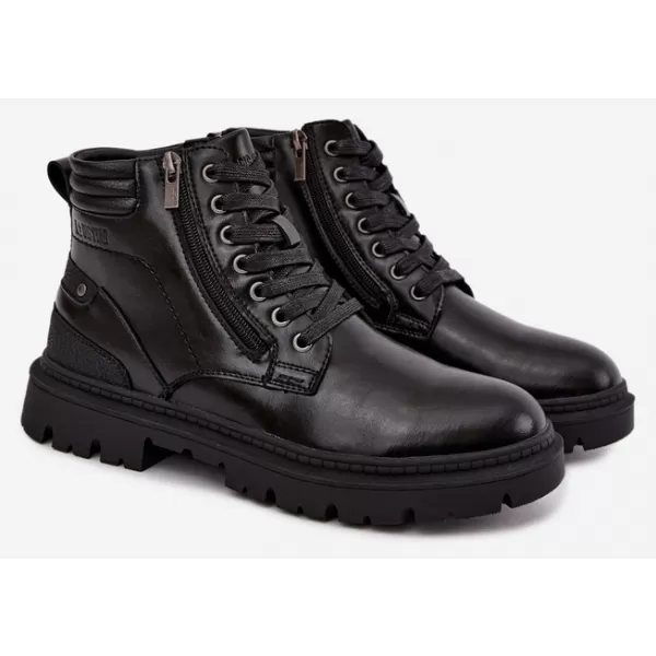  Botine pentru bărbați BIG STAR SHOES UU174242 NEGRU 