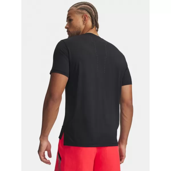 Tricou pentru bărbați UNDER ARMOUR VELOCITI PRO SHORTSLEEVE 6009506-001 NEGRU 