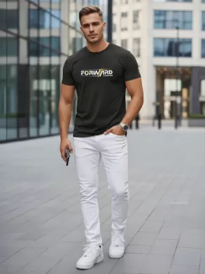 Tricou pentru bărbați DSTREET NX0145R-BK NEGRU